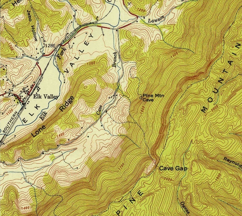 elk valley map