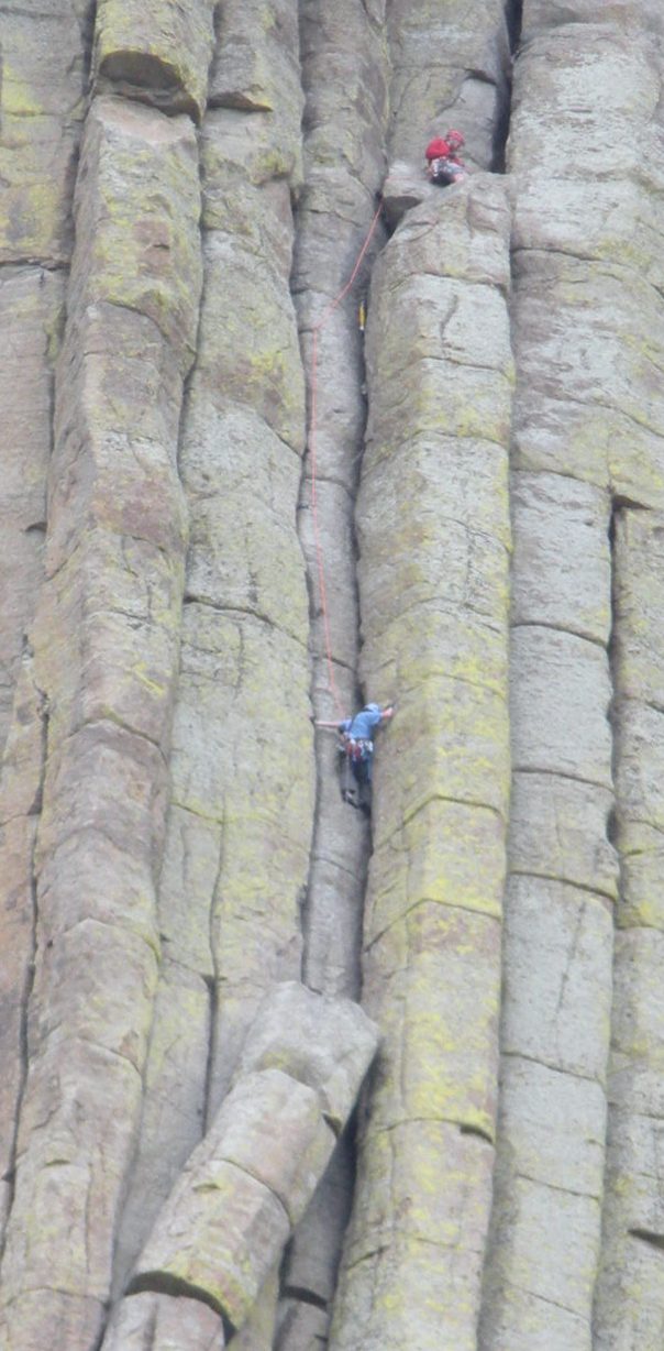 climbing devils tower