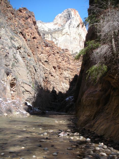 start of the Narrows hike