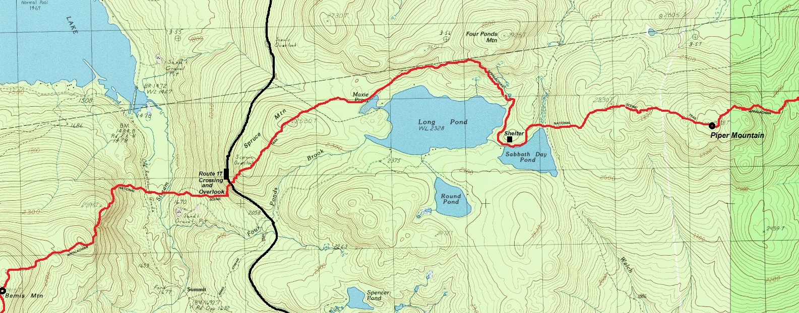 appalachian trail map