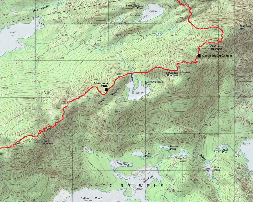 monument cliff map