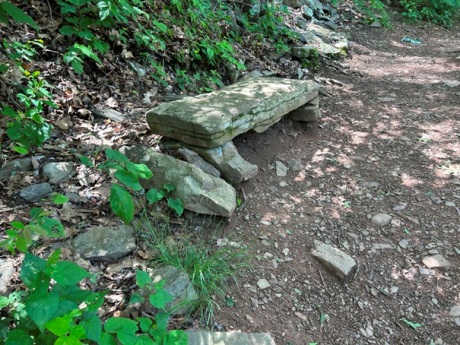 rock bench