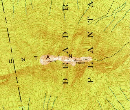 Bigelow Mountain map