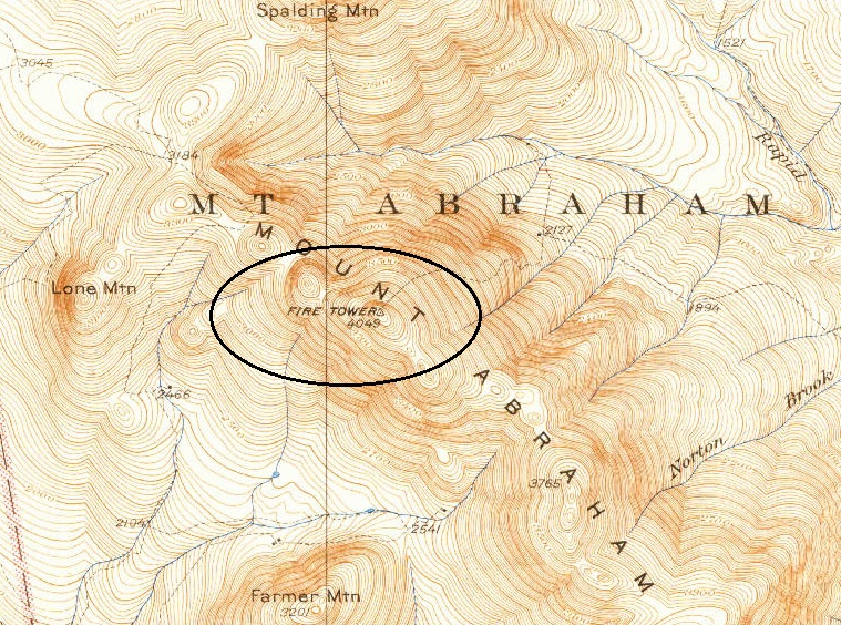 mount abraham map