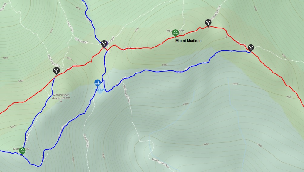 mount madison map