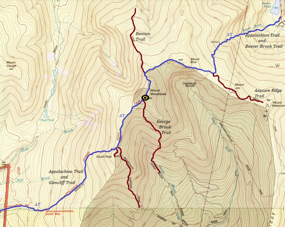 mount moosilauke map