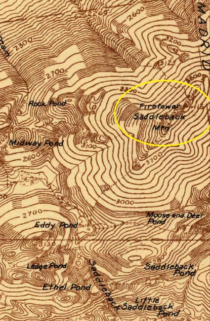 saddleback mountain map