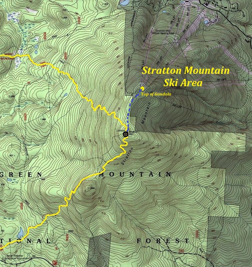 stratton mountain map