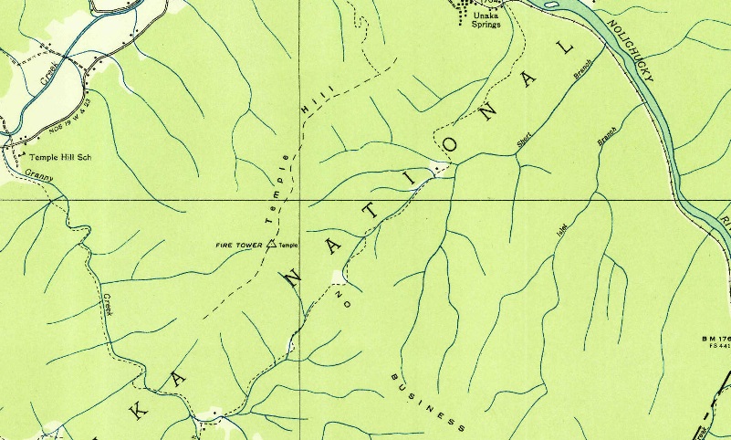 temple hill lookout map