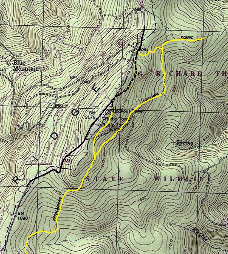 Trico Fire Tower map
