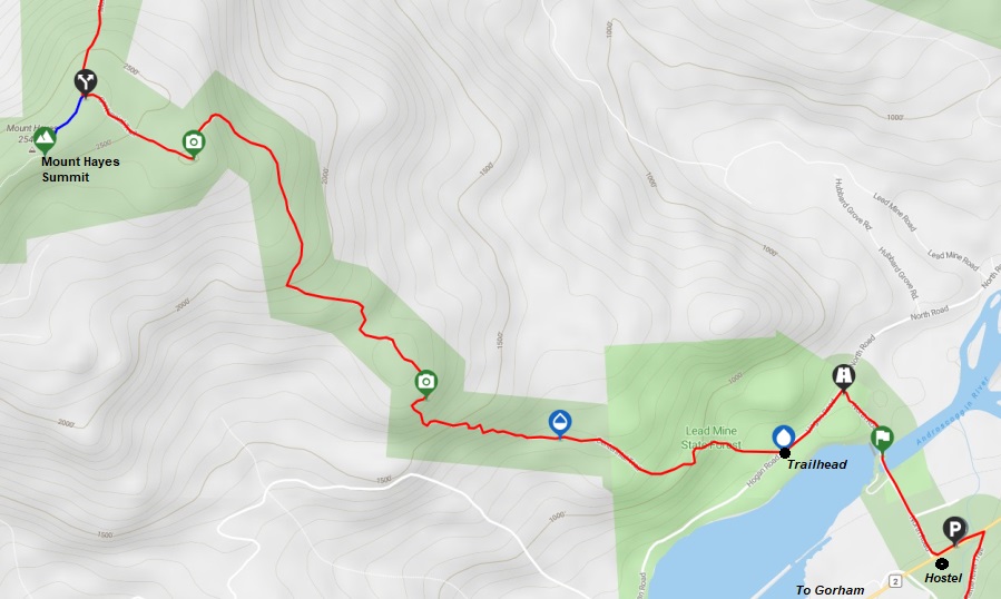 mount hayes map