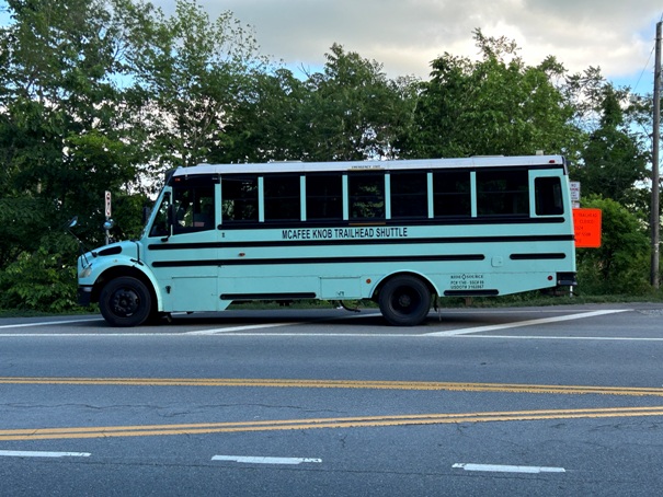 McAfee Knob shuttle