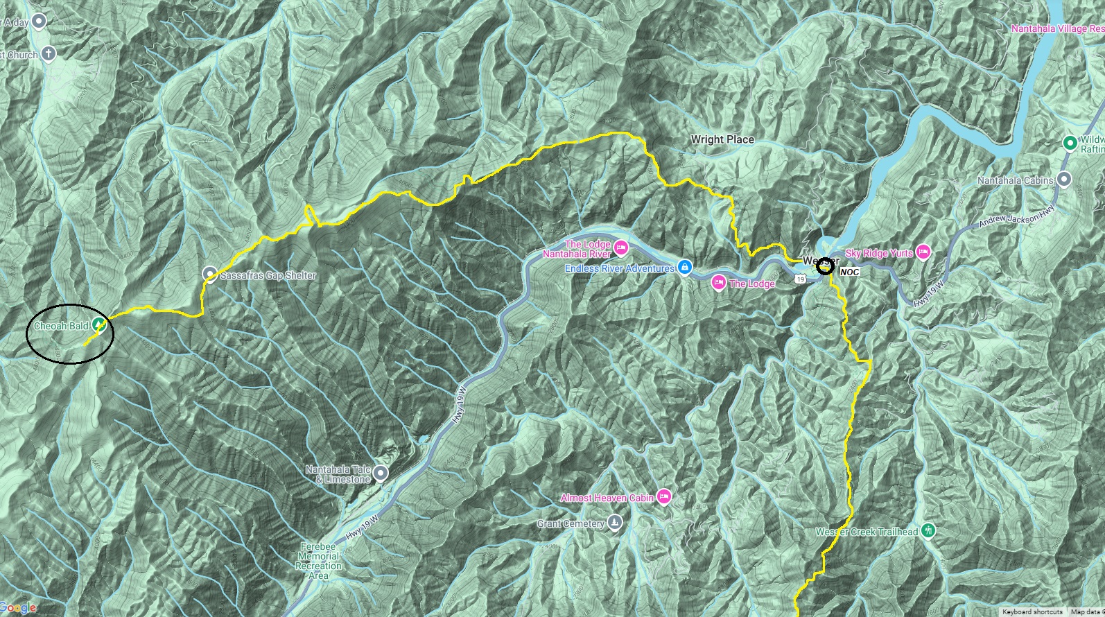 appalachian trail map