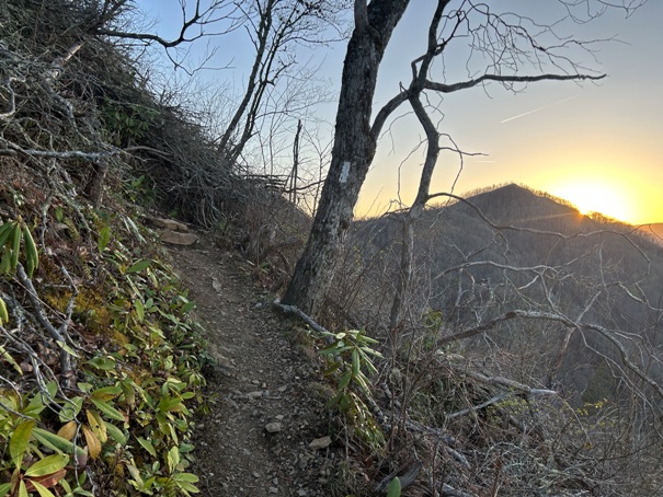 sunset appalachian trail