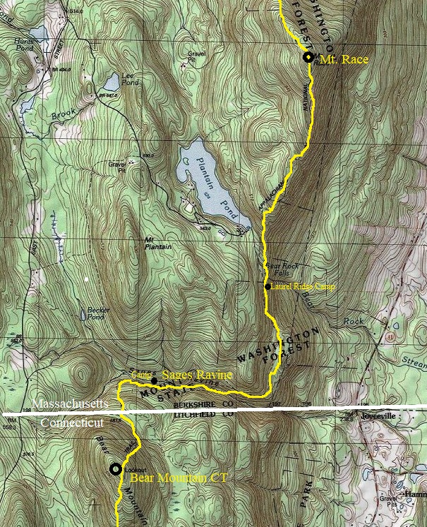 Mount Race map