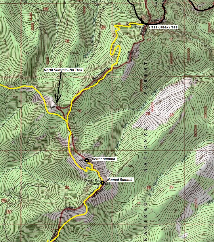 grassy top mountain map