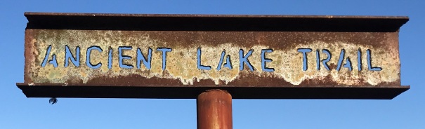 ancient lake sign