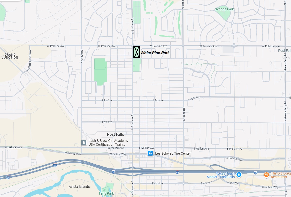 white pine park map