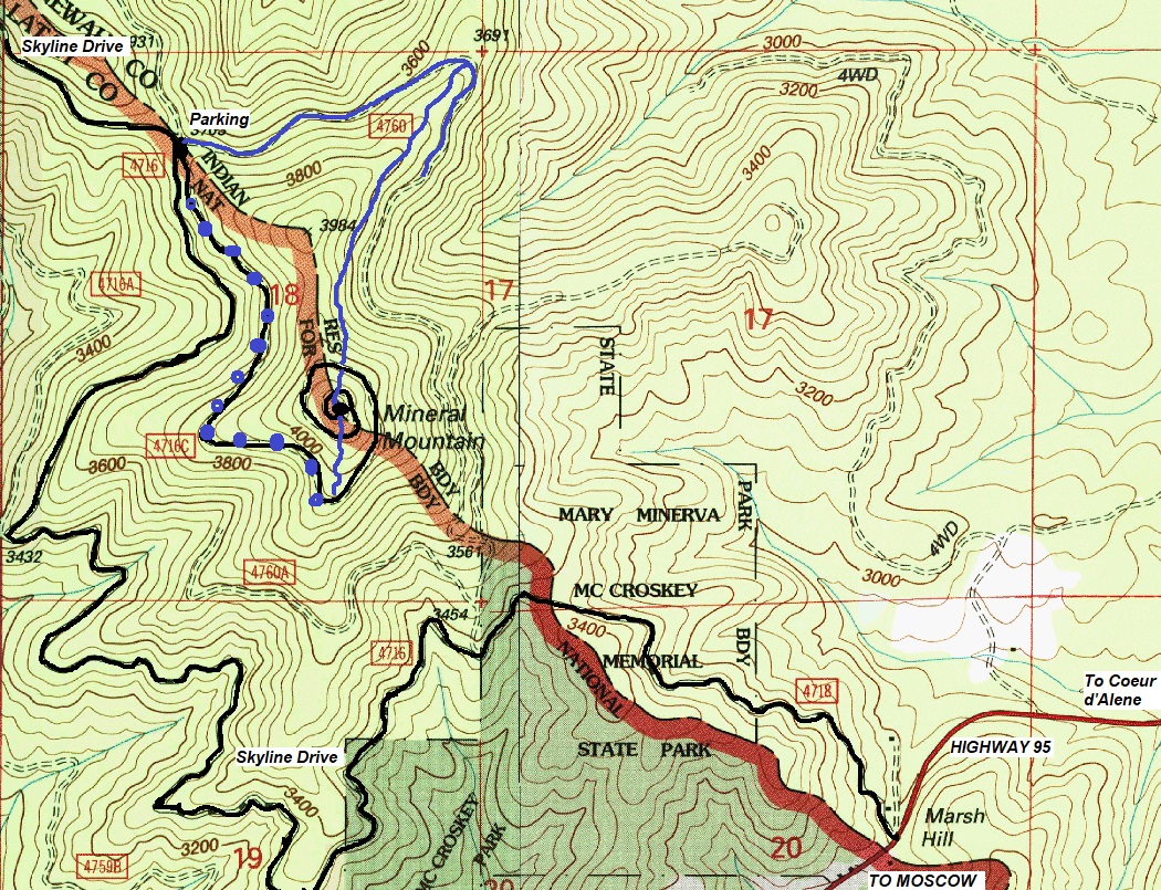 mineral mountain map