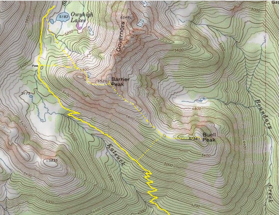 buell peak map