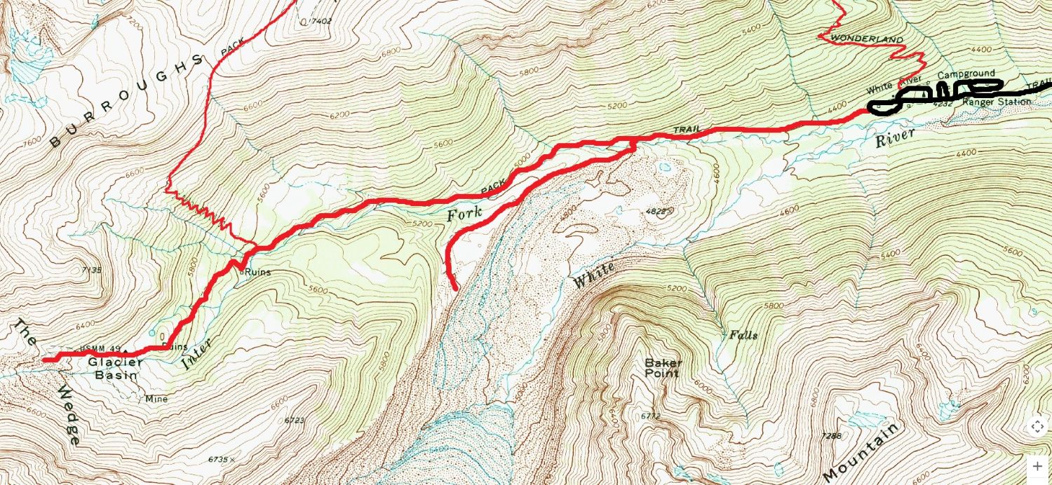 glacier basin map