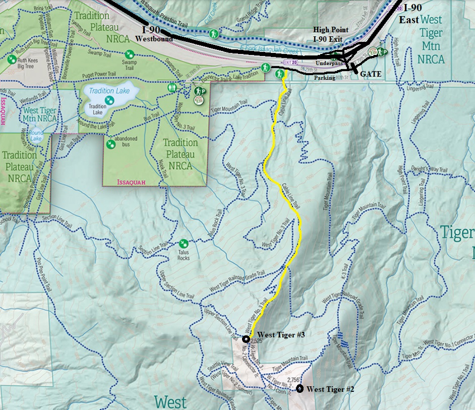cable line trail map