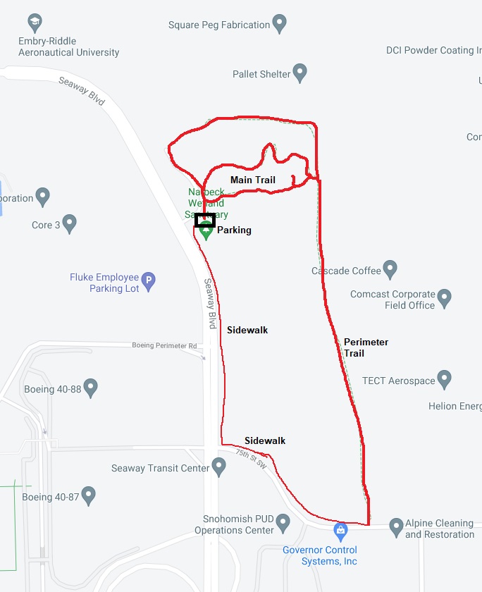 narbeck wetland map