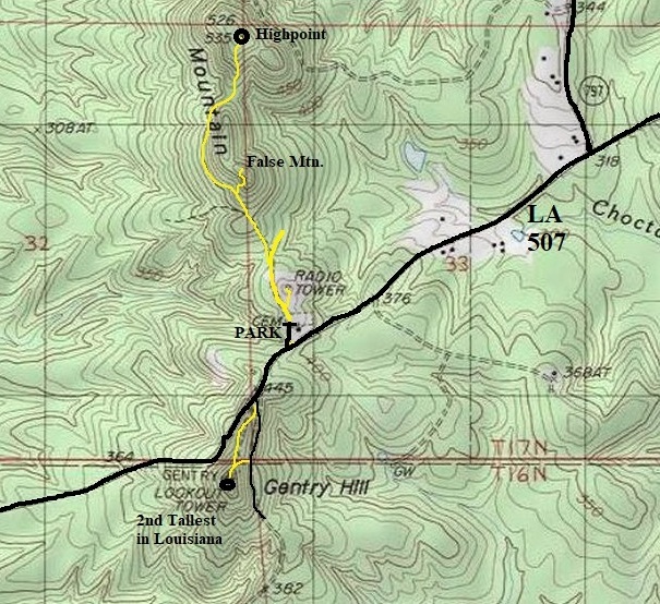 Gentry Hill map