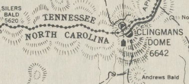 clingmans dome map