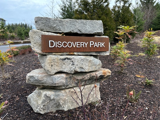 discovery park sign