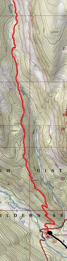 swift creek trail map