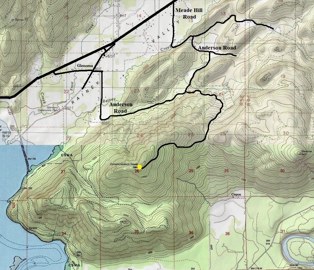 big bottom butte map