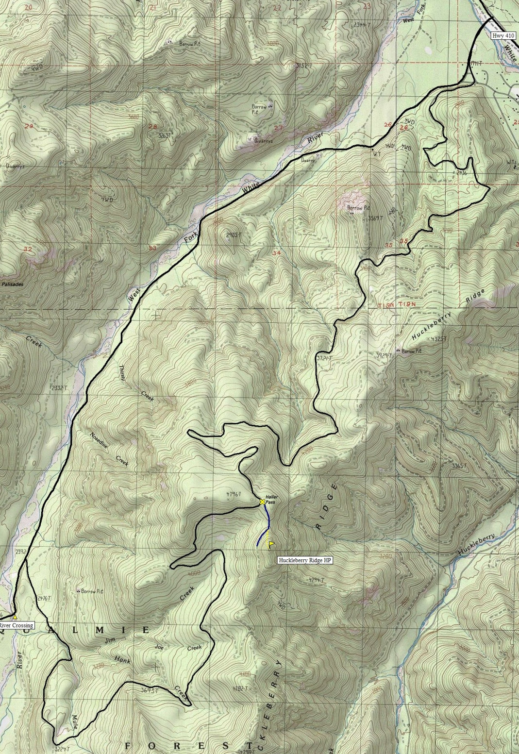 Huckleberry Ridge - White River Valley