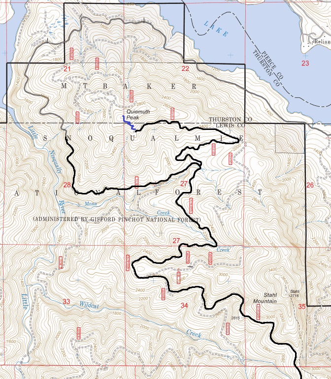 Quiemuth Peak map
