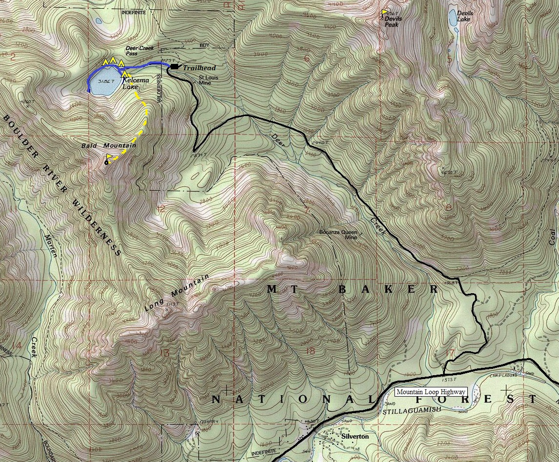 Lake Kelcema map