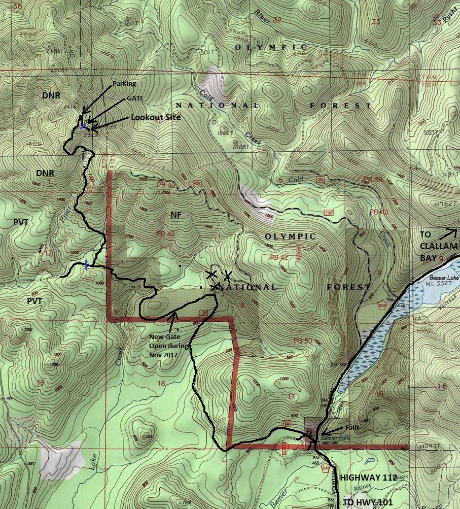 ellis mountain map