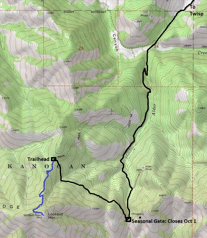 hiking map